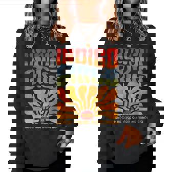 2025 Vintage Indigo Girl Retro Sunset Women Sweatshirt | Mazezy