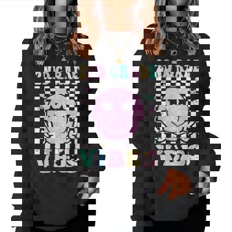 2Nd Grade Vibes First Day Of School 2Nd Grade Second Grade Women Sweatshirt | Mazezy