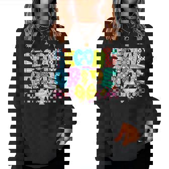 2年生 女の子 男の子 先生 2年生 新学期 レディーススウェットシャツ - Kawaiitshirt