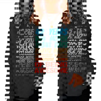 42歳 42歳 誕生日 女性 男性 42歳 誕生日 レディーススウェットシャツ - Kawaiitshirt