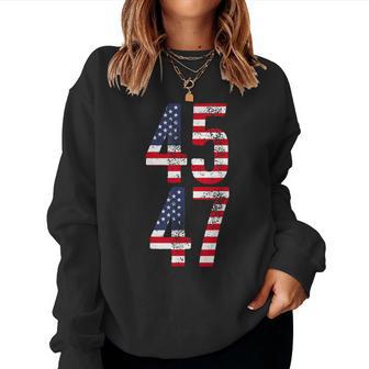 45Th And 47Th Us President Women Women Sweatshirt - Thegiftio UK