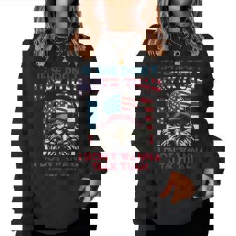 4Th Of July Eagle If She Dont Hawk Meme Women Women Sweatshirt - Thegiftio UK