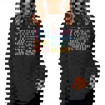 7Th Seventh Grade Crew The Real Celebrities Of The Hallway Women Sweatshirt | Mazezy