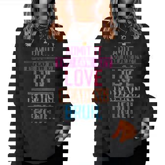 Admit It You Low Key Love Reading Bruh Teacher Women Sweatshirt - Monsterry