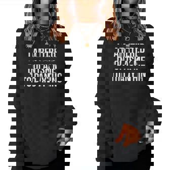 I Am Retired Don't Ask Me To Do Anything 面白い退職ギフト レディーススウェットシャツ - Kawaiitshirt