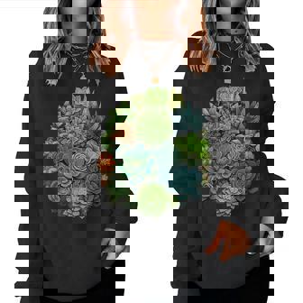 Amoureux De Cactus De Jardin Pour Plantesucculentes Pour Homme Et Sweat-shirt pour femme - Cadeauxyz