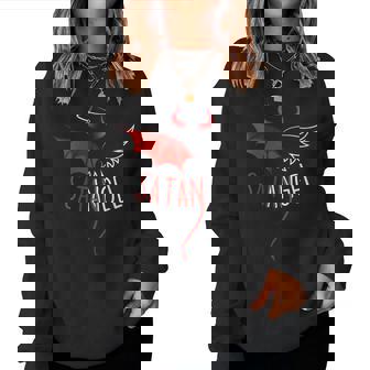 Angel And Devil Et Joyeuseaint-Valentin Avec Le Paradis Et L'enfer Sweat-shirt pour femme - Cadeauxyz