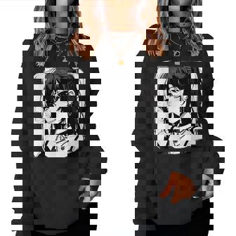 Anime Horror Girl Esthétique Grunge Waifu Japonais Otaku Sweat-shirt pour femme - Cadeauxyz