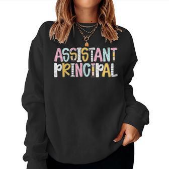 Assistant Principal Back To School Teacher Appreciation Women Sweatshirt - Thegiftio UK
