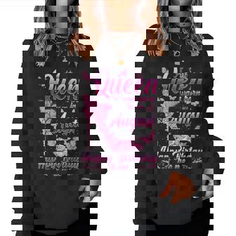 August Is My Birthday Queen The Whole Month Girl Women Sweatshirt | Mazezy