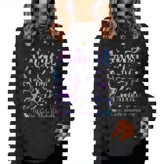 August Is My Birthday Yes The Whole Month Butterfly Bdaygirl Women Sweatshirt - Thegiftio