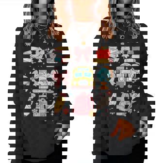 Back To School Coquette Teacher Girl Kindergarten Prek Women Sweatshirt - Monsterry