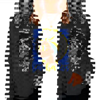 Bajan Girl Barbados Flag Proud Barbadian Women Women Sweatshirt | Mazezy