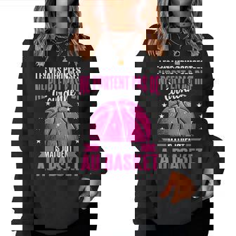 Basketball Girl Basketball Basketball Sweat-shirt pour femme - Cadeauxyz