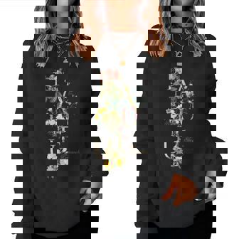 Beauty Flower（5） レディーススウェットシャツ - Kawaiitshirt