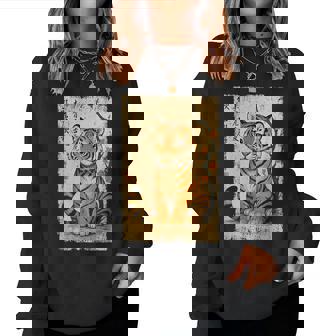 Bébé Tigre Japonais Fleur Japonaise Kanji Zoo Garçons Filles Enfants Sweat-shirt pour femme - Cadeauxyz