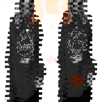 Best Grammy Ever Floral Decoration Women Sweatshirt - Monsterry