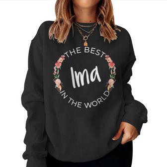 The Best Ima In The World Jewish Mom Mother's Day Women Sweatshirt - Thegiftio UK