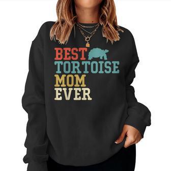 Best Tortoise Mom Ever Divertido Regalo Retrointage Sudadera Mujer - Regaloses