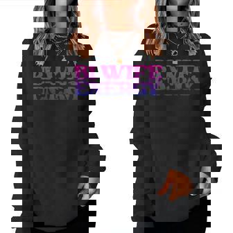 Bi Wife Energy Bisexual Pride Month Bi Stuff Lgbtq Women Sweatshirt - Thegiftio