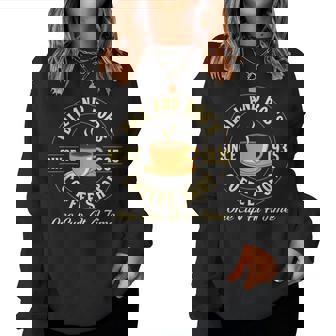 Bill And Bob's Coffee Shop Sobriety Anniversary Sober Aa Women Sweatshirt - Monsterry