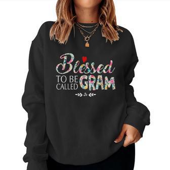 Blessed To Be Called Gram Women Sweatshirt - Thegiftio UK