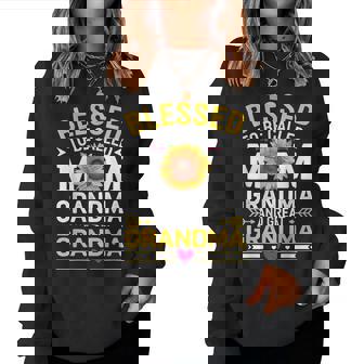 Blessed To Be Called Mom Grandma Great Grandma Mother's Day Women Sweatshirt | Mazezy
