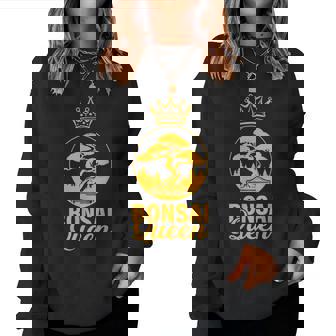 Bonsai Queen Penjing Penzai Bonsai 盆栽 レディーススウェットシャツ - Kawaiitshirt