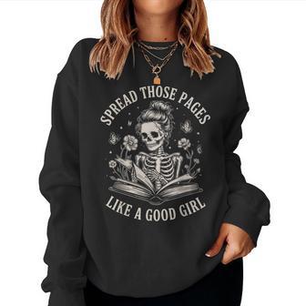 Book Lover Born To Read Books Forced To Read Emails Groovy Women Sweatshirt - Thegiftio UK