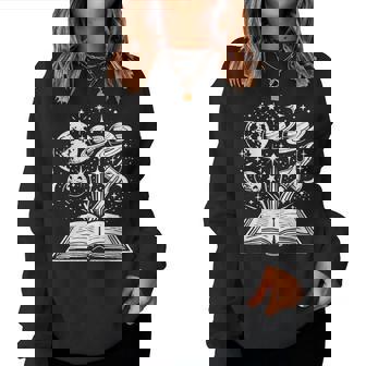 Bookpace Reading Lover Teacher Bookworm Librarian Reader レディーススウェットシャツ - Kawaiitshirt