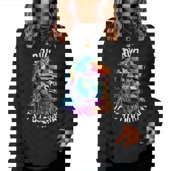 Bruh Its My Birthday Gorilla Birthday Boys Adult Girls Women Sweatshirt - Thegiftio