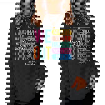 Bruh We Out Teachers Admit It You'll Low Key Miss Me Bruh Women Sweatshirt | Mazezy