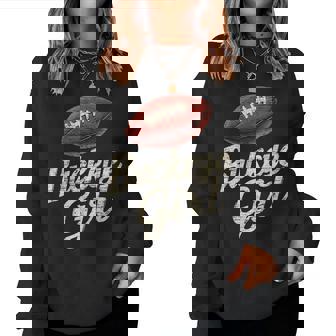 Buckeye Girl Vintage Sports Ohio Home State Women Sweatshirt - Monsterry