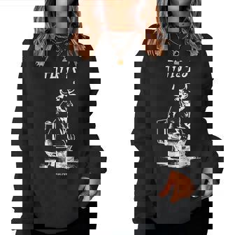 This Is Bullsht Cow Toilet Humorous Women Women Sweatshirt | Mazezy