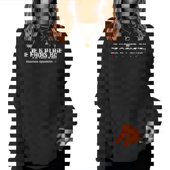 Cadeau Humour À Message La Bise Et Le Confinement Sweat-shirt pour femme - Cadeauxyz