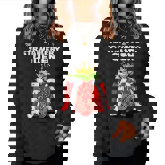 Camisa Para Trawberry Queen Para Amantes De La Fresa Sudadera Mujer - Regaloses
