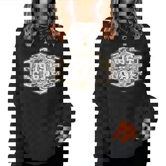 Camo First Grade Boy Hello 1St Grade Students Teachers Women Sweatshirt - Thegiftio