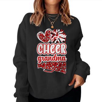 Cheer Grandma Of A Cheerleader Grandmother Women Sweatshirt - Thegiftio UK