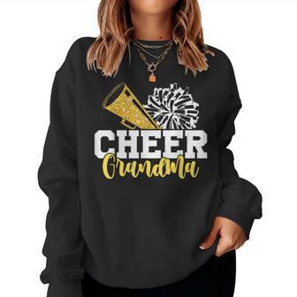 Cheer Grandma Hearts Cheerleading Grandmother Women Sweatshirt - Thegiftio UK