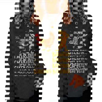 Chicken Banana Women Sweatshirt - Monsterry