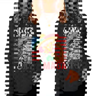 Chinga Tu Maga Mexico Vintage Women Women Sweatshirt - Thegiftio