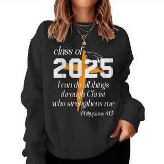 Class Of 2025 Christian Graduation Senior Graduate Women Sweatshirt - Thegiftio UK