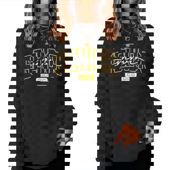 Class Of 2026 Senior Mom High School Graduation Black Gold Women Sweatshirt - Thegiftio