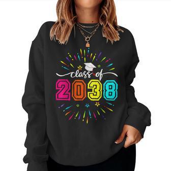 Class Of 2038 Kindergarten Pre-K Grow With Me Boys Girls Women Sweatshirt - Thegiftio UK