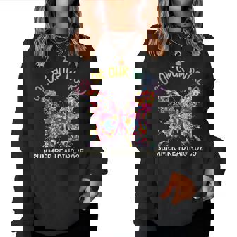 Color Our World Summer Reading Program 2025 Butterfly Women Sweatshirt - Monsterry
