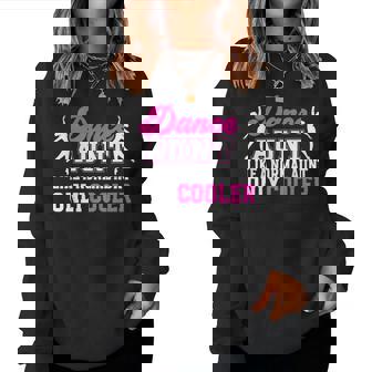 Cool Dance Aunt Dancing Aunt Of A Dancer Auntie Small Black Women Sweatshirt | Mazezy