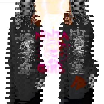 Coole Ninja-Kunst Für Kinder Mädchen Ninja-Trainingskrieger Sweatshirt Frauen - Geschenkecke