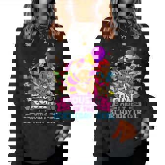 Cousin The Birthday Girl Party Pink Doll Family Decorations Women Sweatshirt | Mazezy