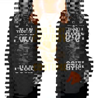 Cowboy Costume Country Western Costume Women Women Sweatshirt - Monsterry