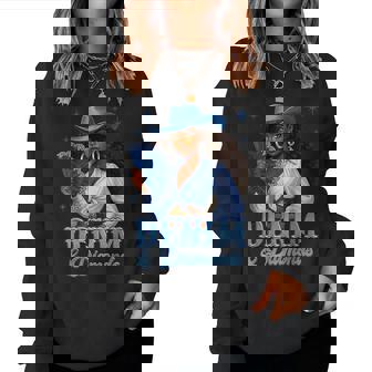 Cowgirl Melanin Western Rodeo Girls Women Sweatshirt - Thegiftio